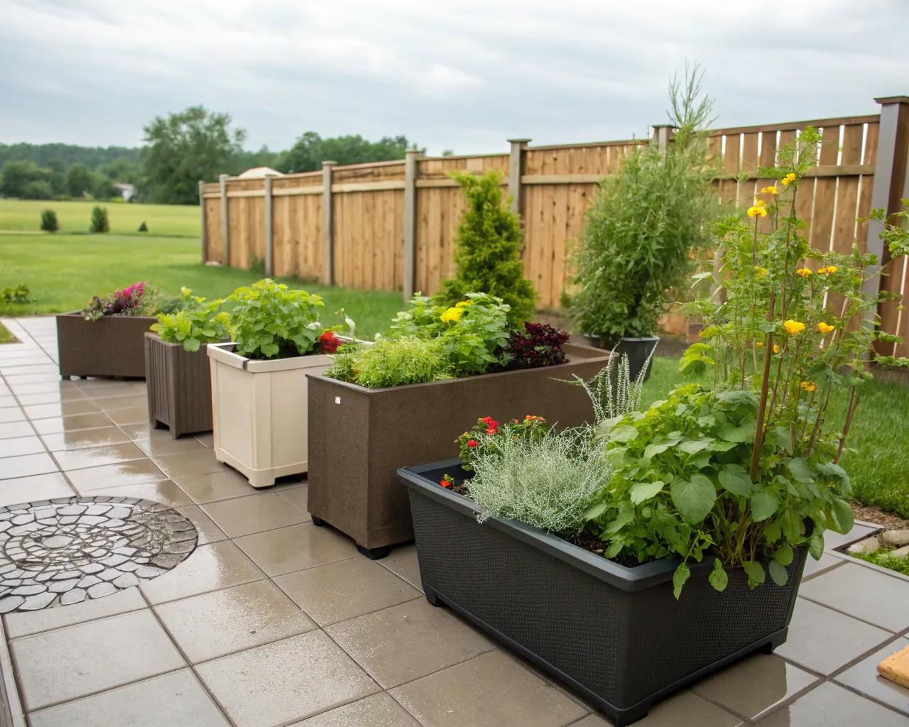 Container gardening solutions offer versatile and low-maintenance options for home gardens.