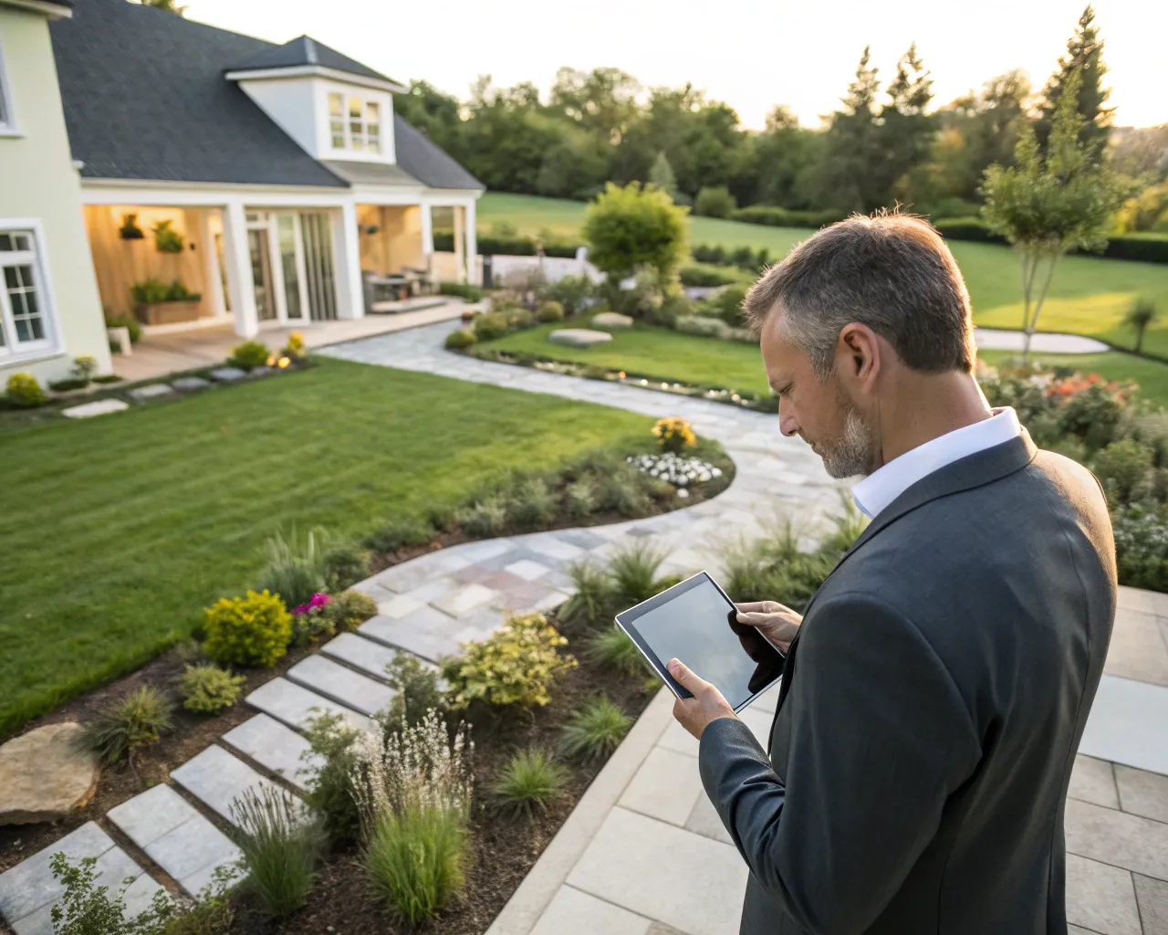 Fundamentals of planning a low-maintenance garden by analyzing the unique features of a residential space.