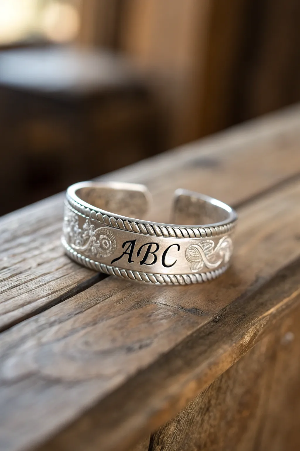 Timeless Elegance: A classic monogram that speaks volumes.