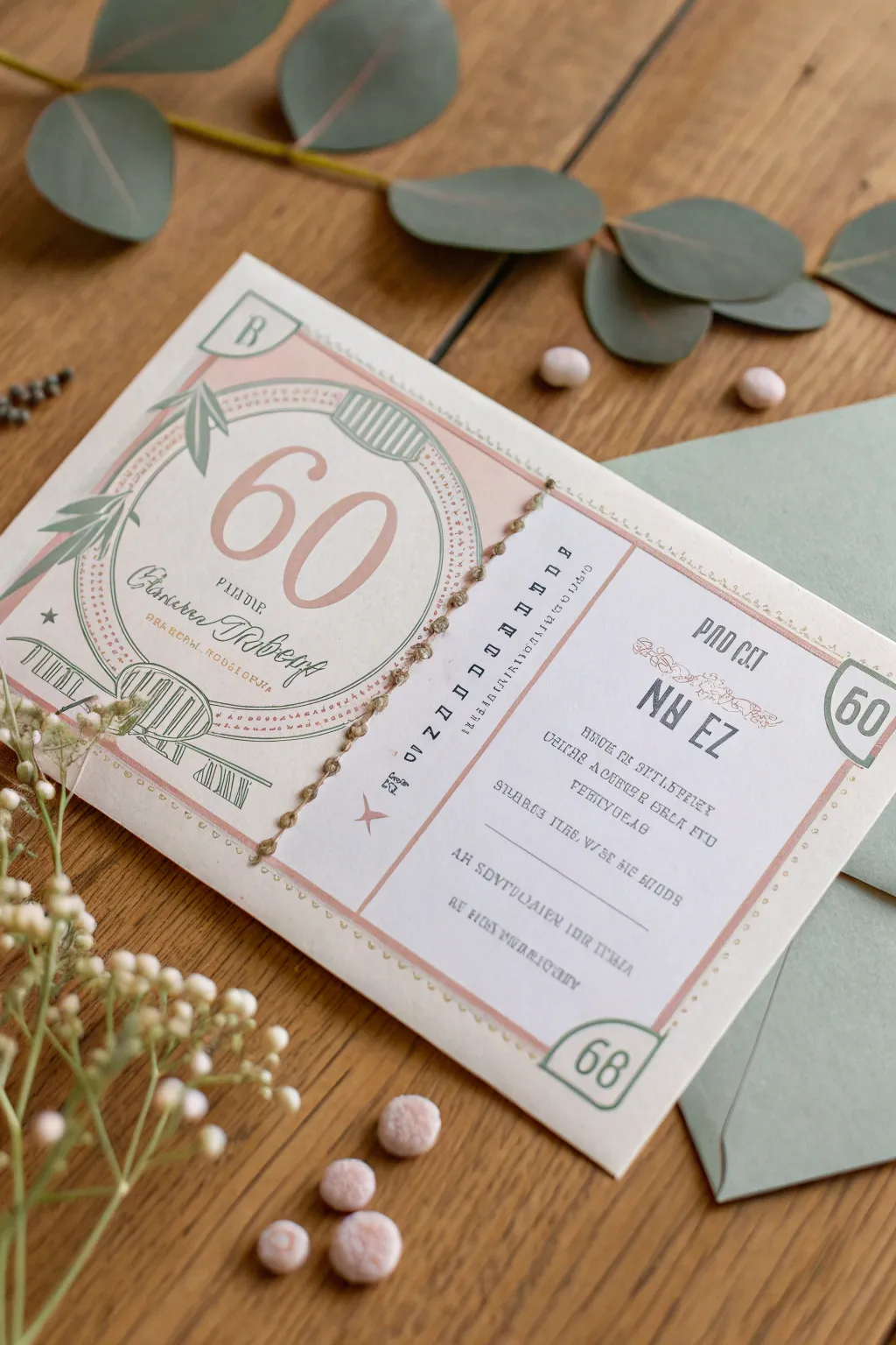 Travel back in time with a whimsical touch—celebrate 60 with style and nostalgia.