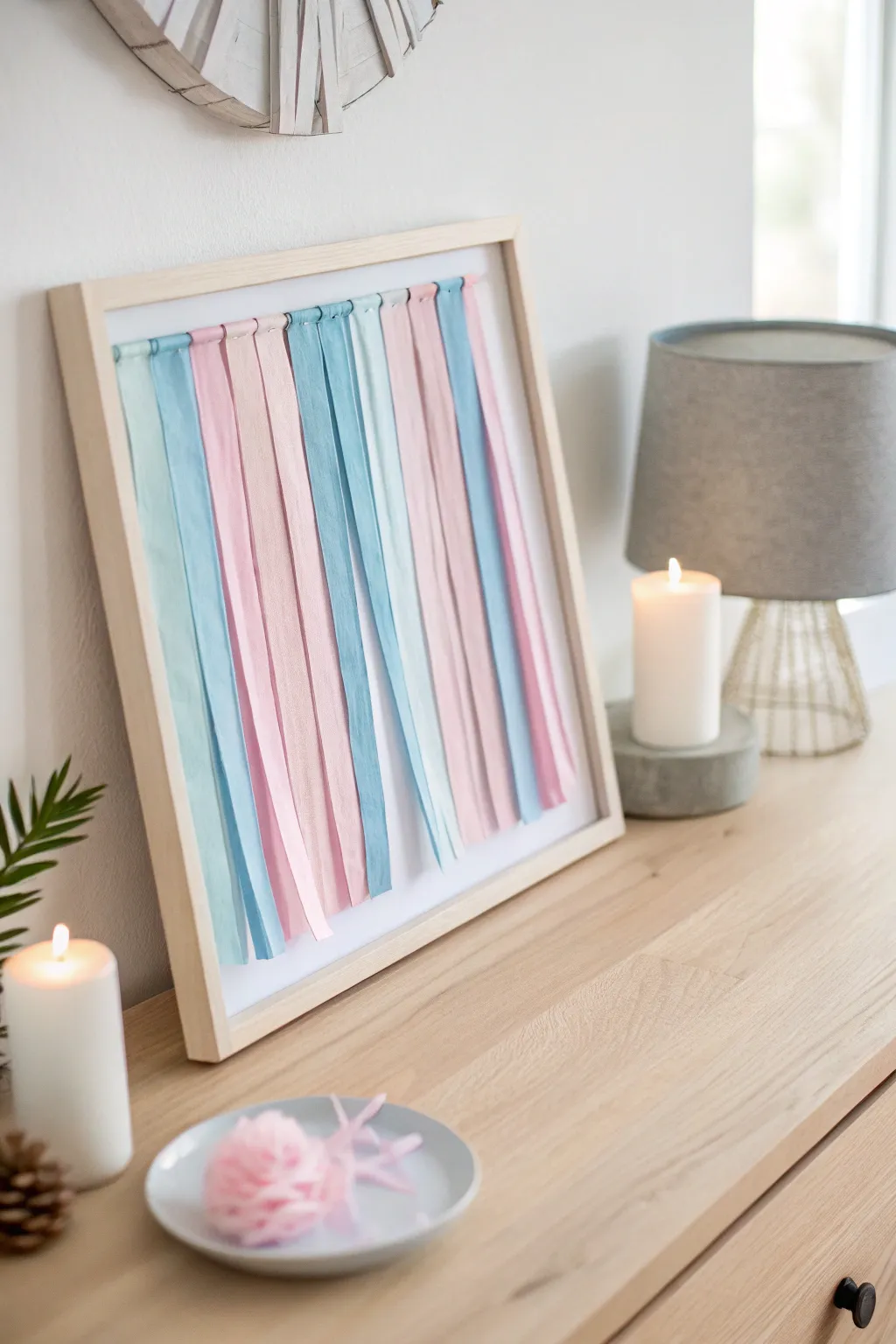 Embrace the serenity of pastel daydreams with minimalist elegance.