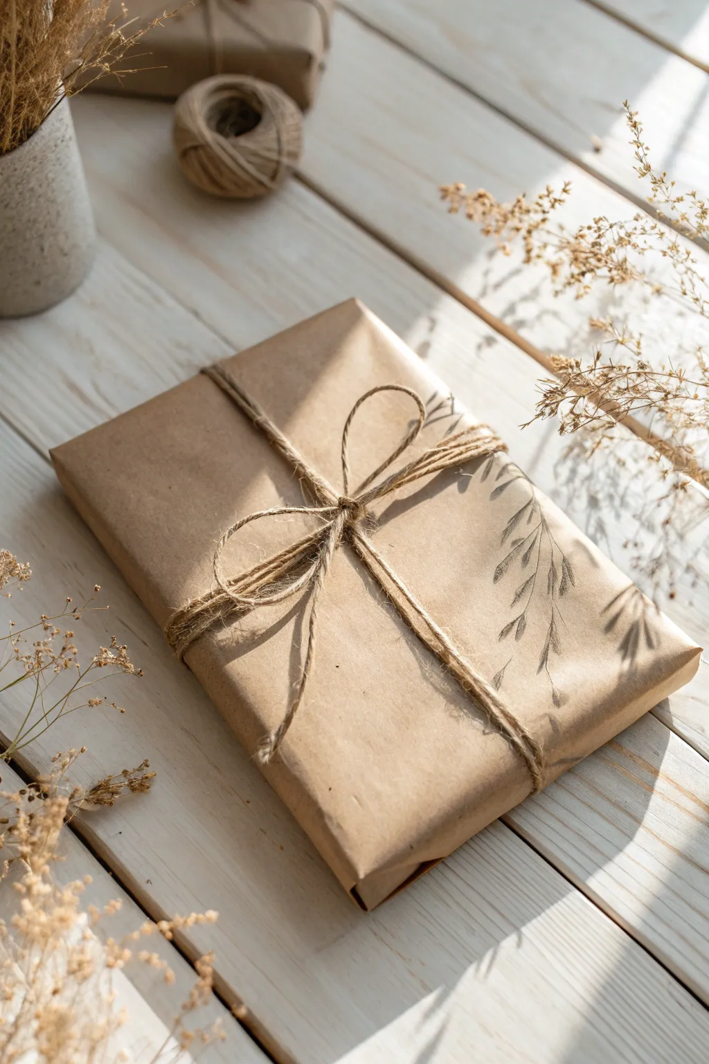Embrace the charm of simplicity with eco-friendly packaging.