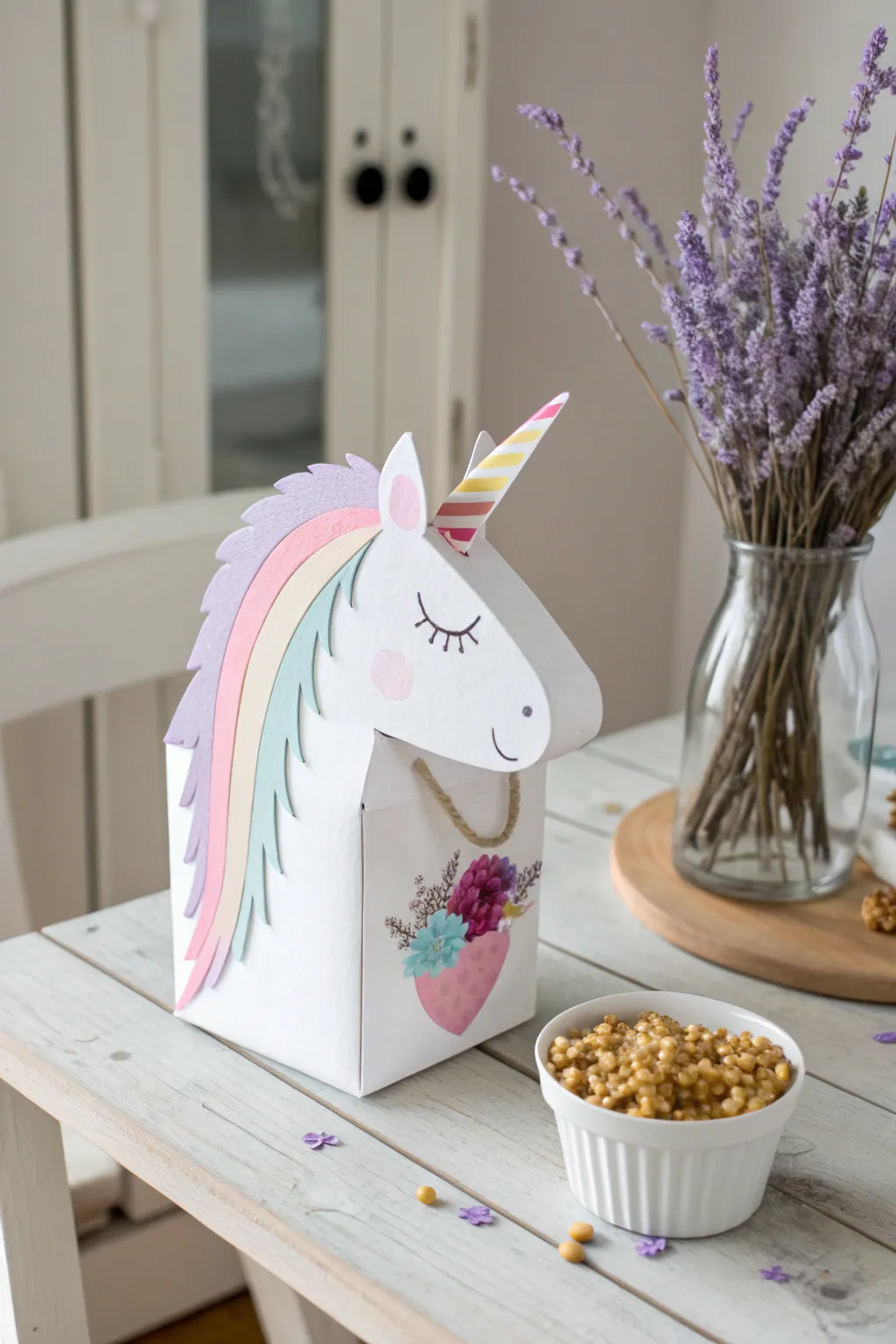 Unleash your creativity with this enchanting unicorn Valentine box—where simplicity meets magical charm!