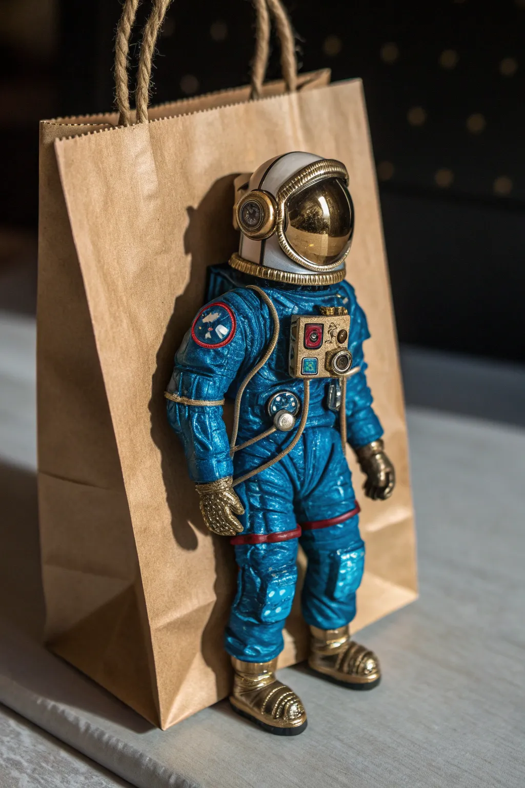 Craft your own space explorer: An astronaut puppet ready for intergalactic adventures!