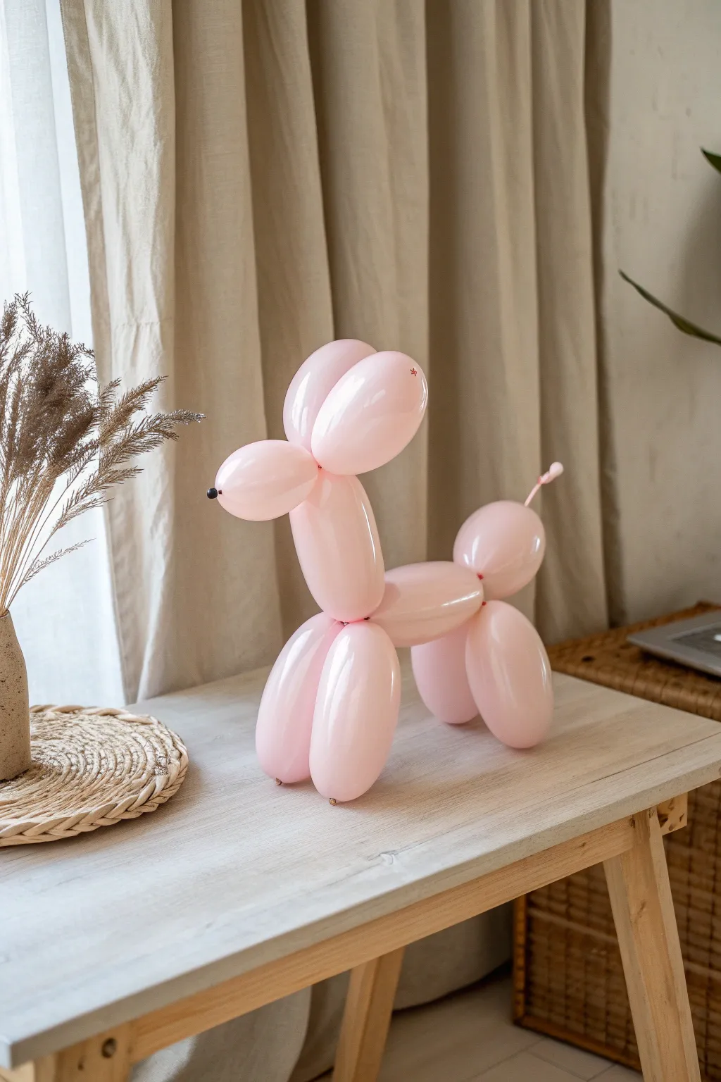 Embrace the charm of simplicity with this delightful balloon dog, the perfect touch of whimsy for your minimalist decor.