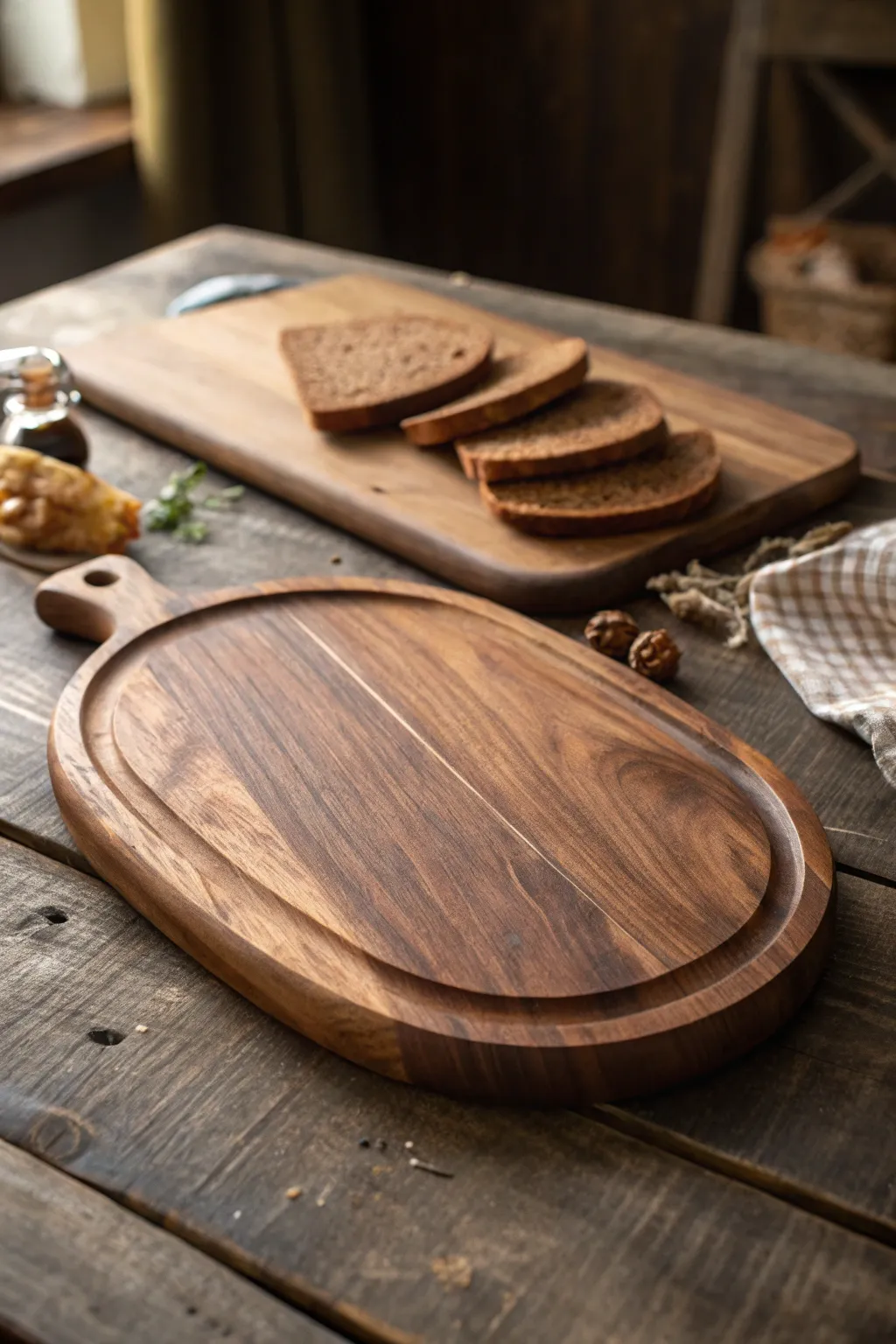 Elevate your kitchen with the timeless elegance of handcrafted woodworking.