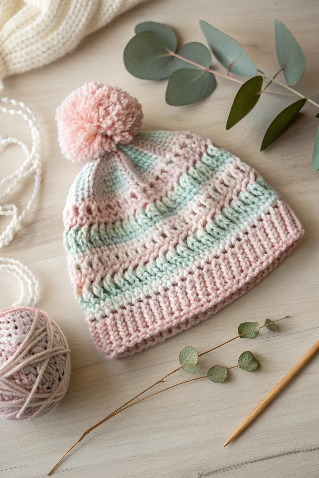 Wrap your little one in cozy elegance with these handmade crochet baby beanies. Perfect for gifting and everyday wear!