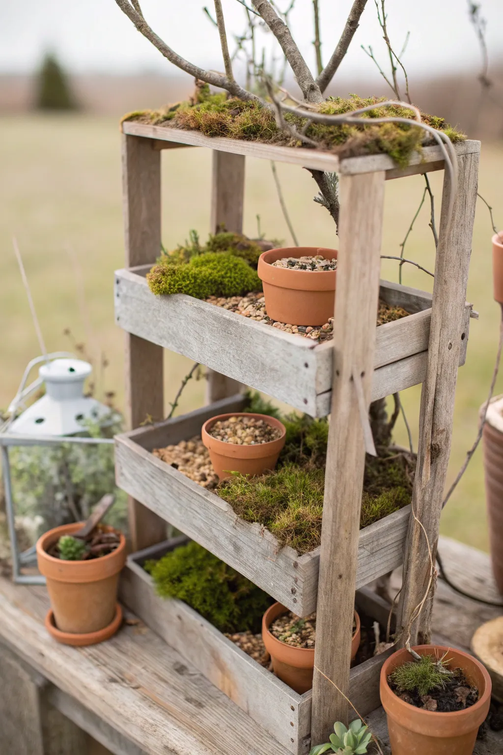 Transform your garden into a bird paradise with this charming multilevel feeder station!