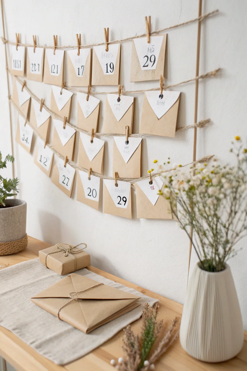 Countdown in Style: Craft Your Own Minimalist Birthday Calendar.