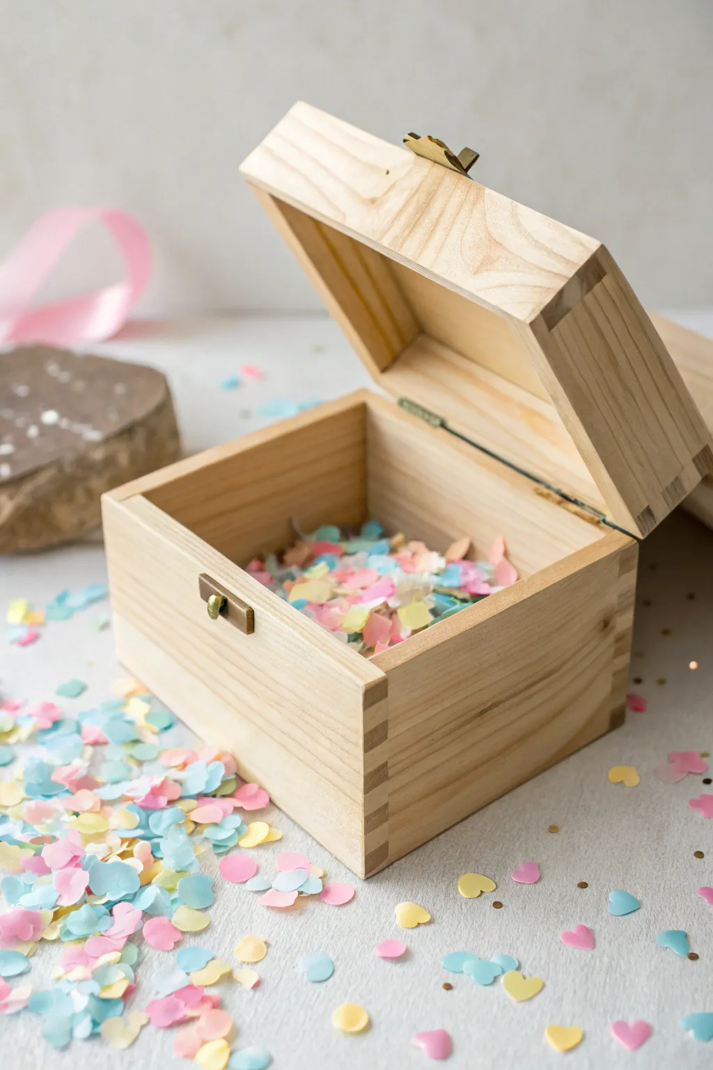 Unbox the joy with a colorful confetti surprise!