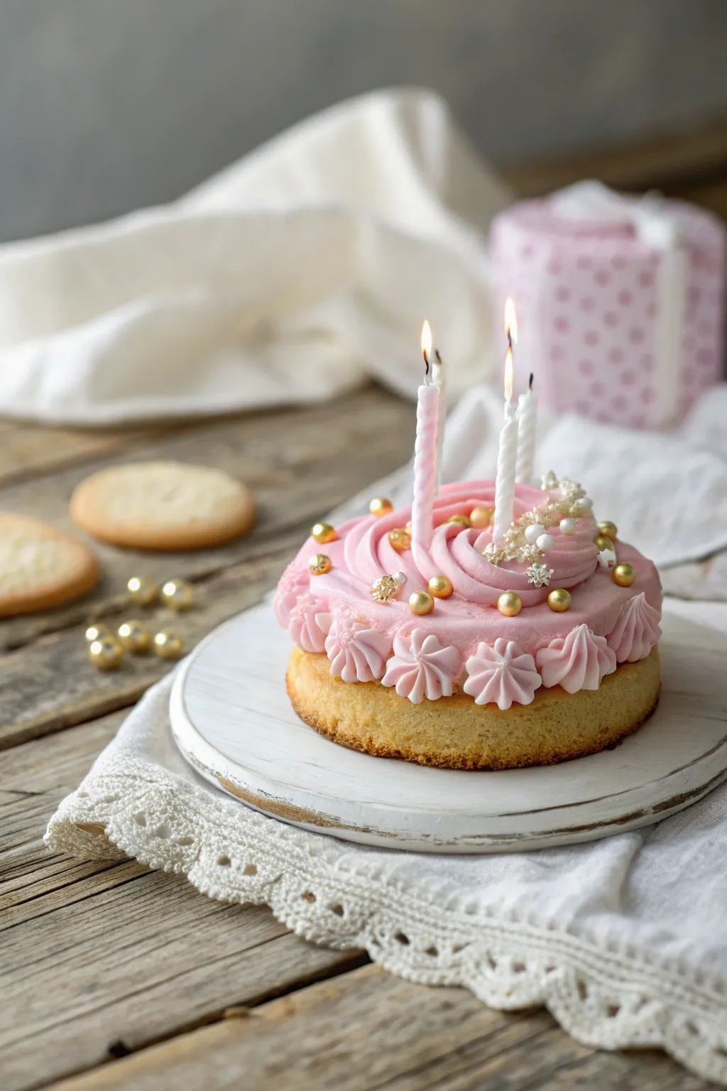 Delight in the charm of a birthday cake cookie—where simplicity meets celebration.