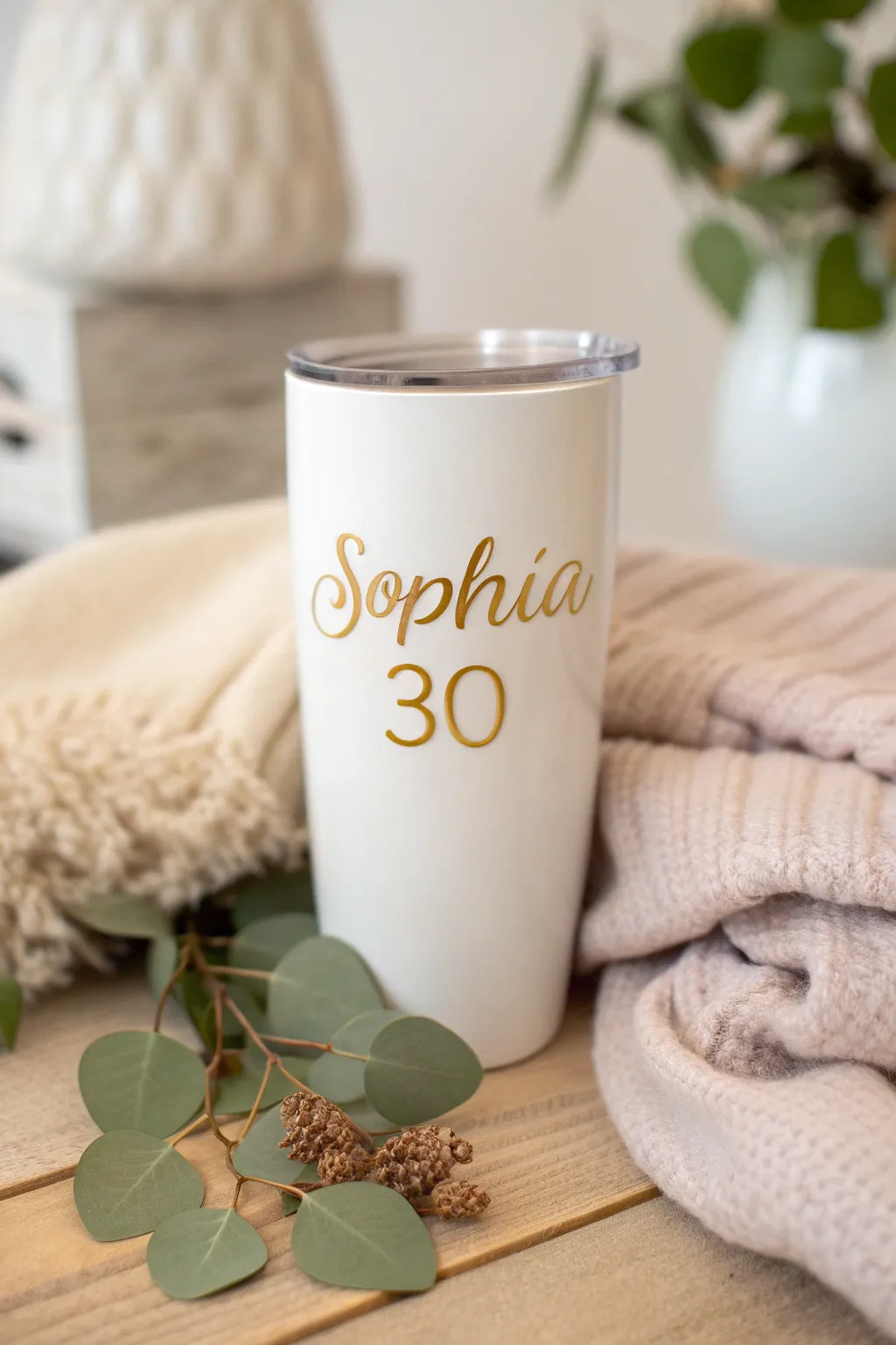 Celebrate in style with a personalized touch — the perfect blend of elegance and simplicity for her special day. 🌿✨