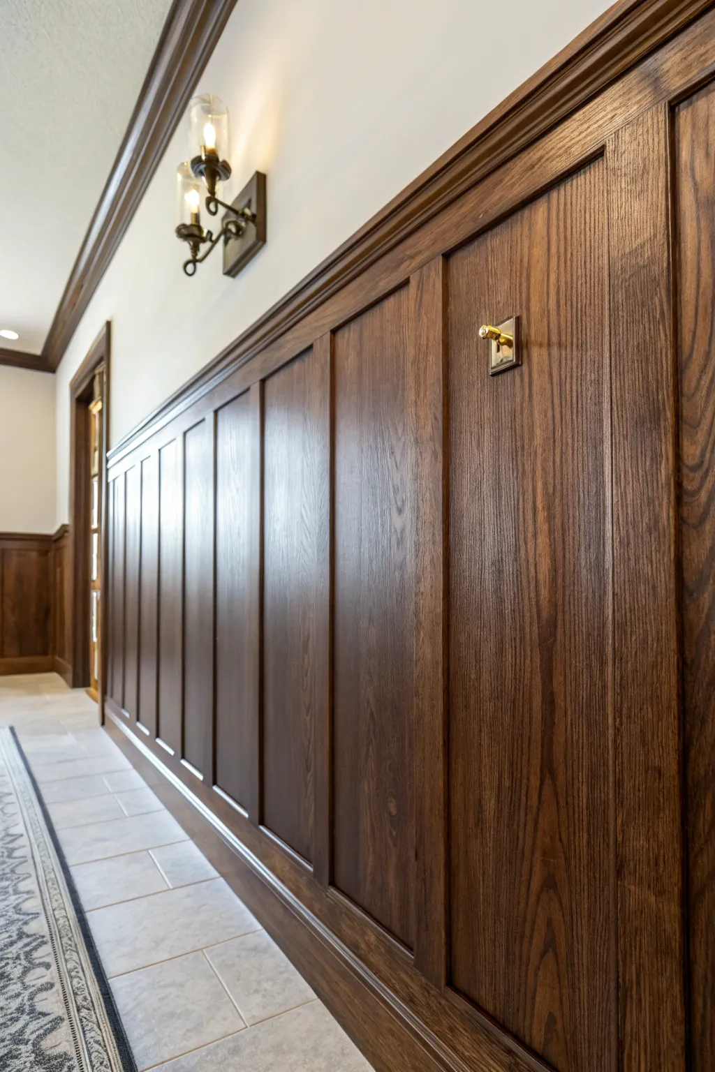 Craftsmanship meets style: Transform your entryway with the timeless elegance of a board and batten wall.
