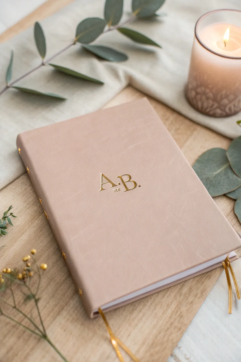 Add a touch of elegance to your collection with personalized initials, making every book uniquely yours.