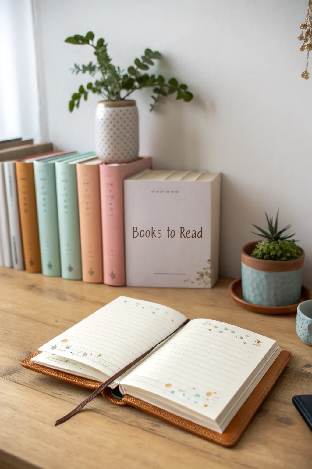 Get inspired to read with your own beautifully crafted book list in a minimalist bullet journal.