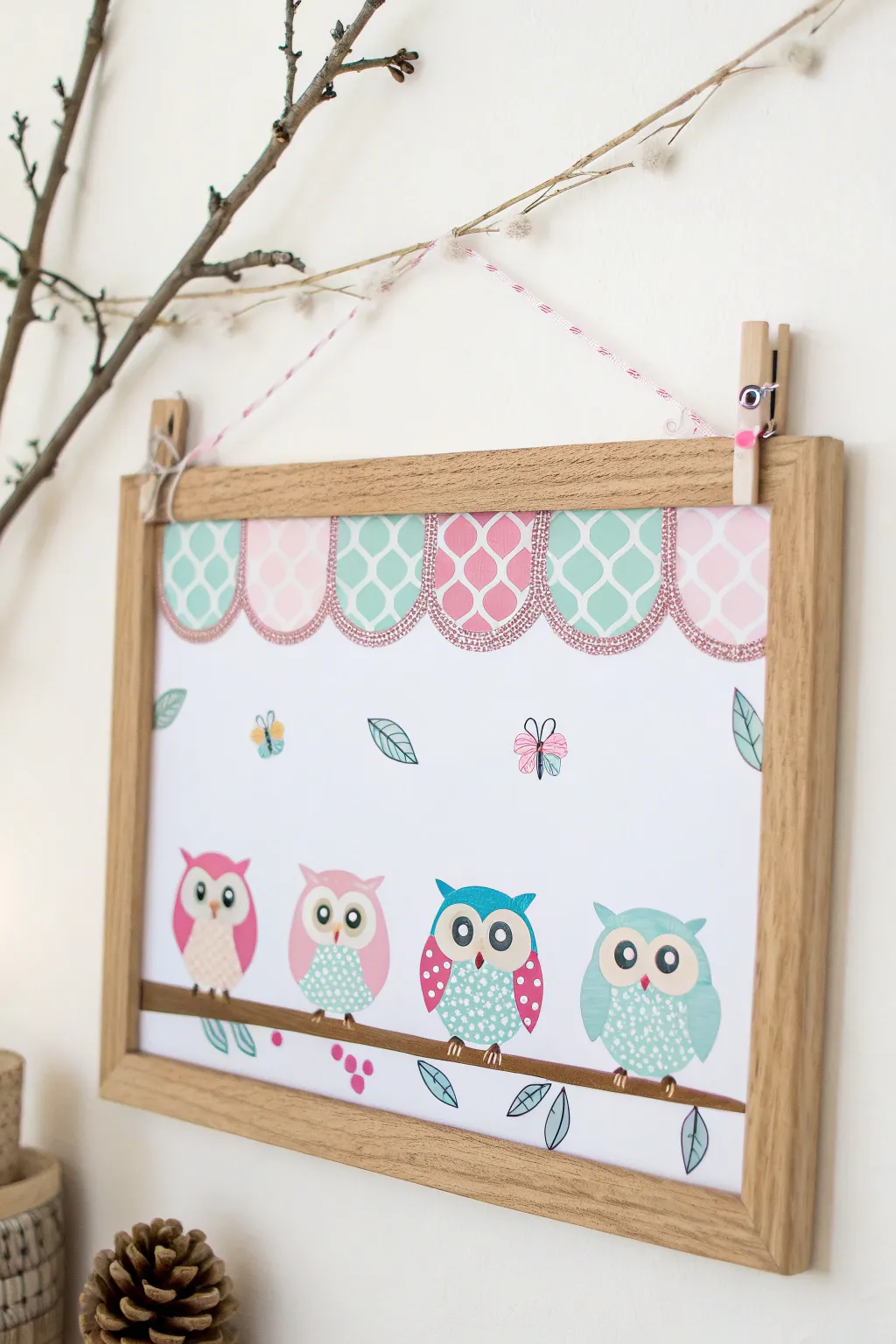 Add a touch of wisdom to your study space with a delightful owl-themed bulletin board border! 🦉✨ #ScandinavianStyle #MinimalistDecor #BohoCharm