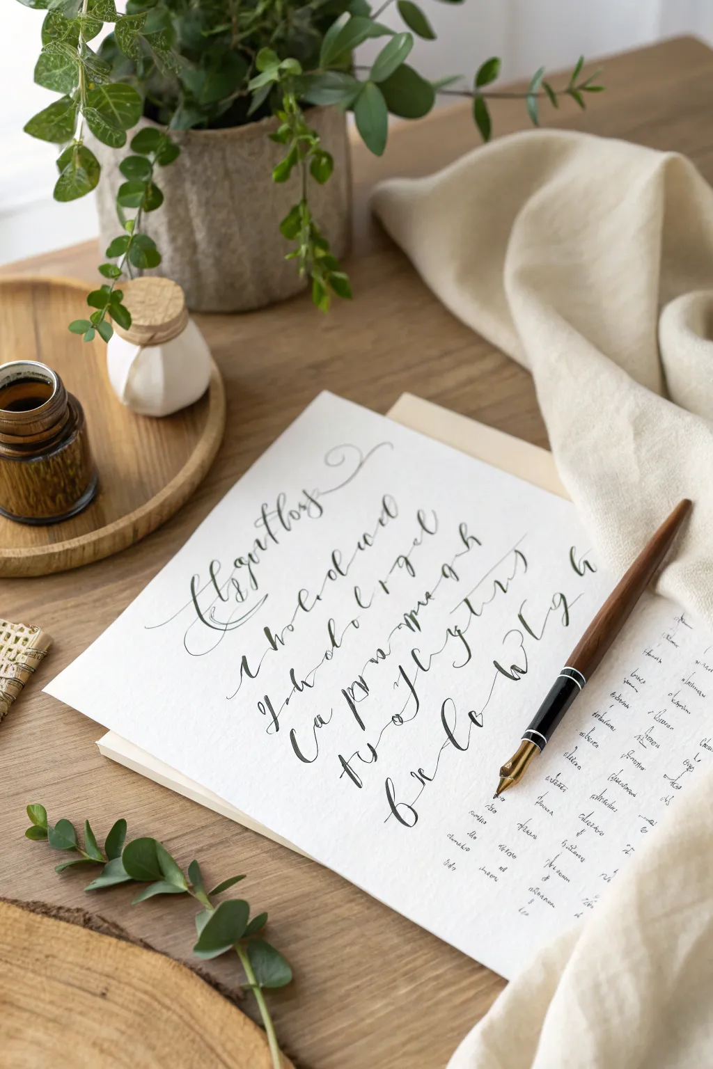 Embrace the art of hand lettering with elegant practice sheets—your journey to beautiful calligraphy starts here.