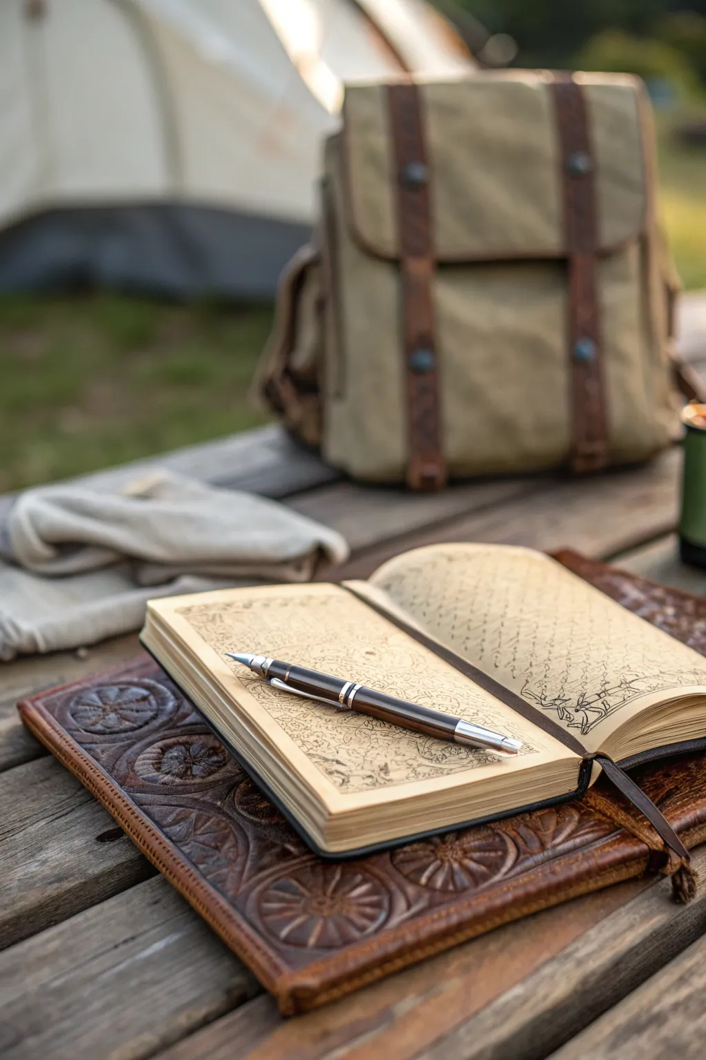 Unlock your mind with a touch of vintage charm on your next camping adventure.