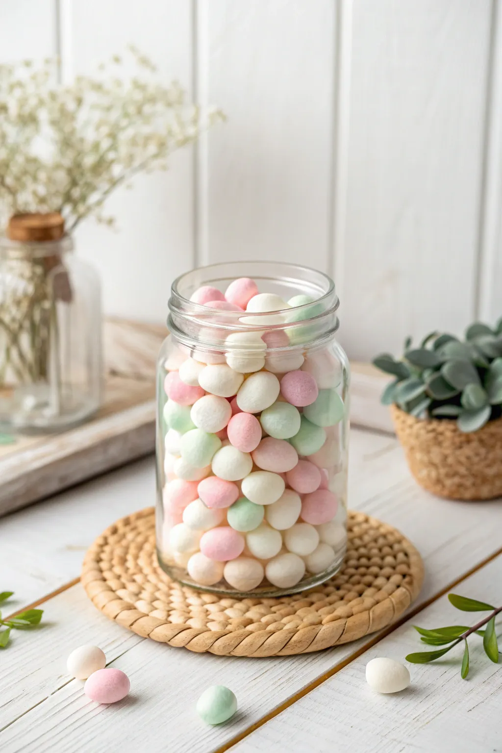 Discover the enchanting beauty of simplicity with our colorful mason jar magic.