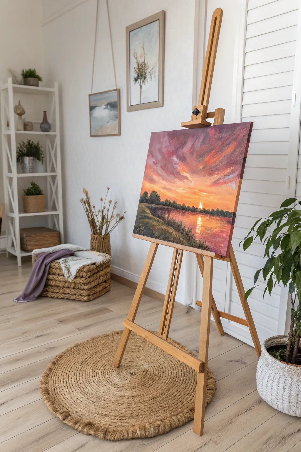 Capture the magic of sunset on canvas – where artistry meets serenity.