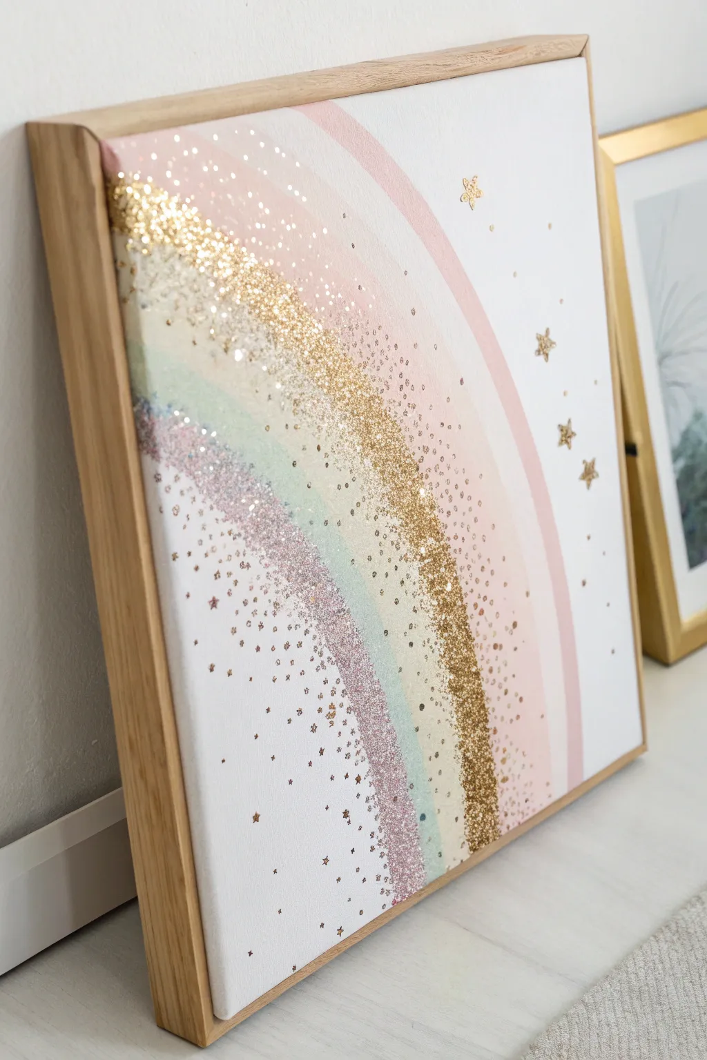 Discover the allure of abstract glitter cascades, where simplicity meets elegance.