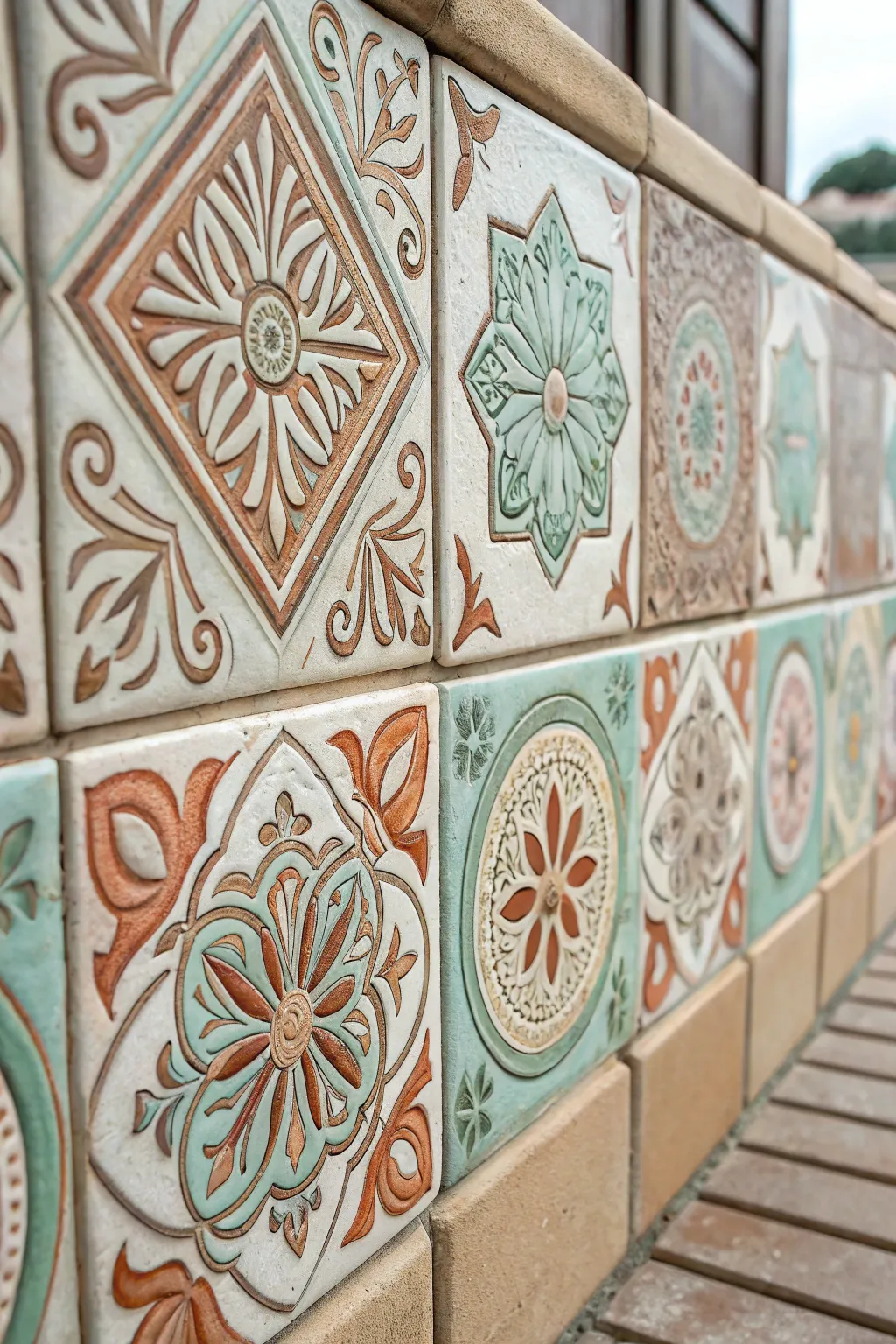 Transform your space into a masterpiece with the art of ceramic tile murals—where simplicity meets elegance.