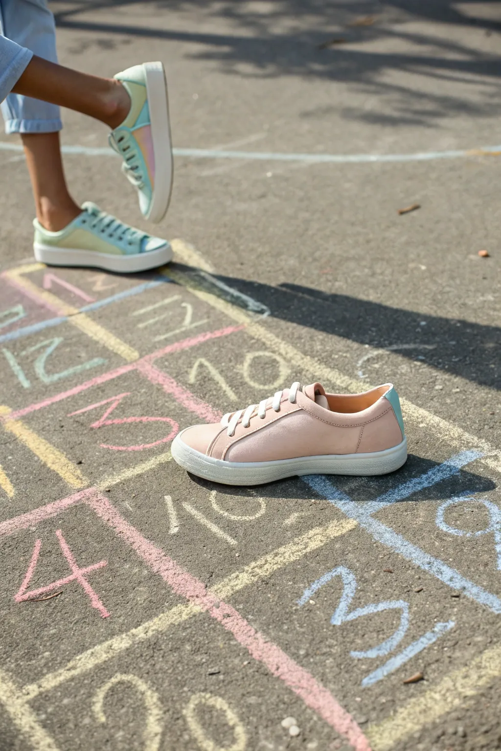 Step into nostalgia and elegance with a modern twist on hopscotch.