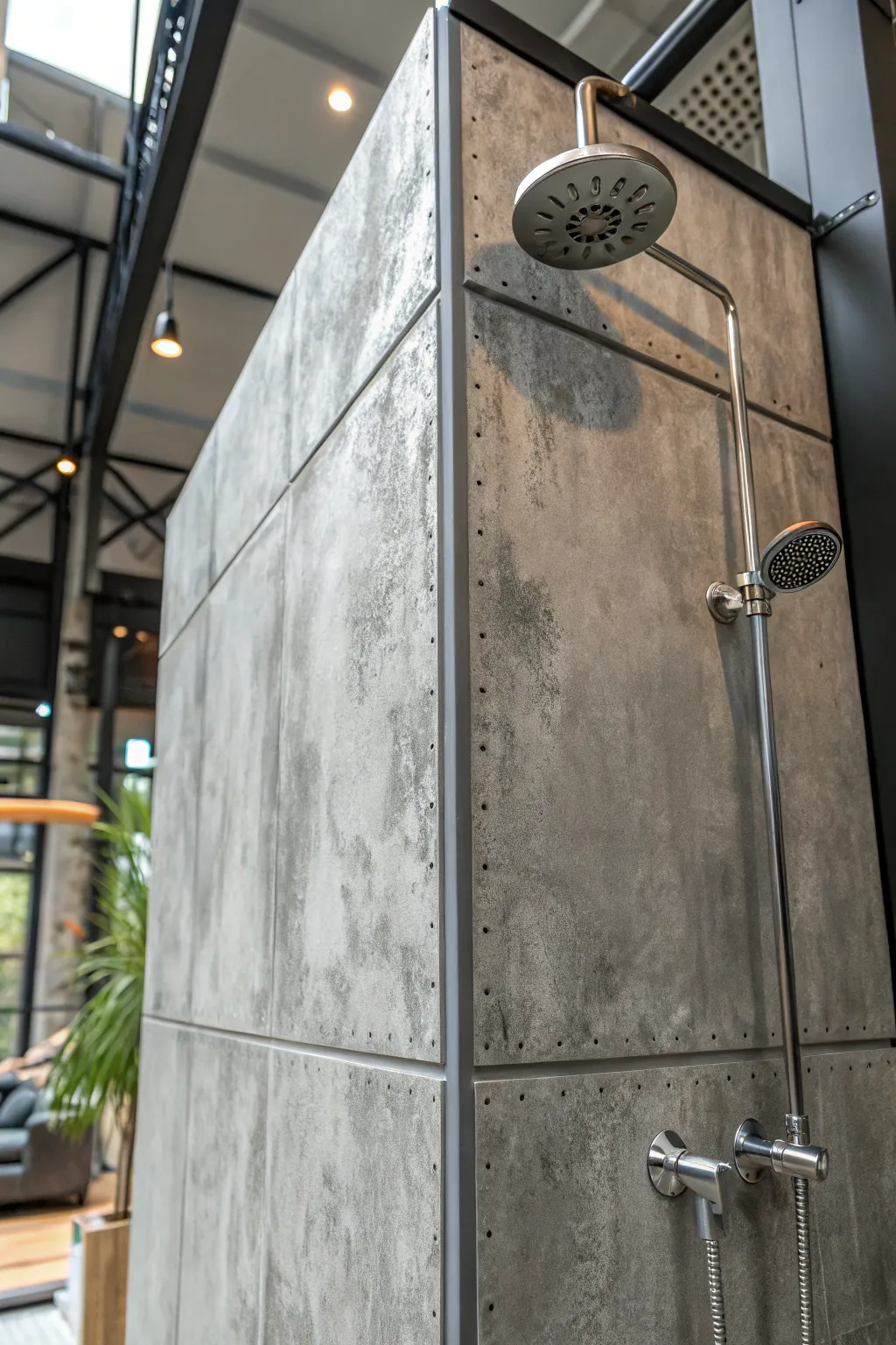 Elevate your space with a budget-friendly faux concrete finish for a chic industrial vibe.
