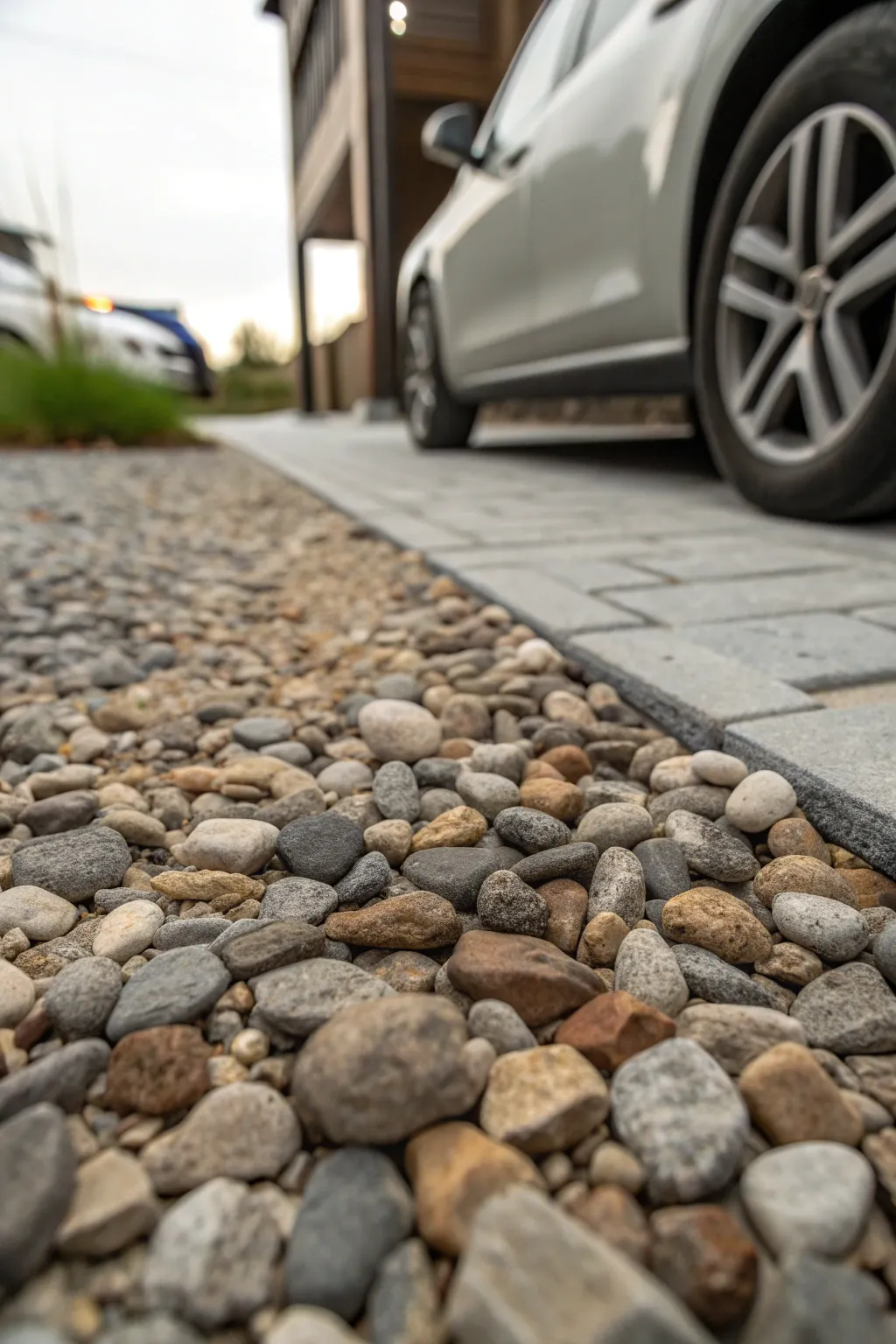 Transform your driveway with the timeless charm of gravel – cost-effective and beautifully durable.