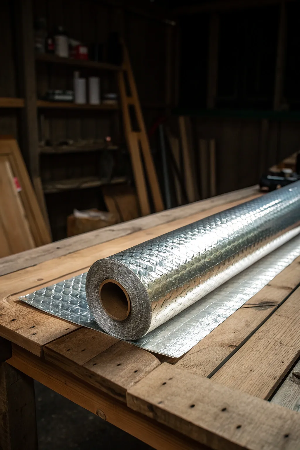 Transform your shed with reflective foil - simple, effective, and crafted for comfort.