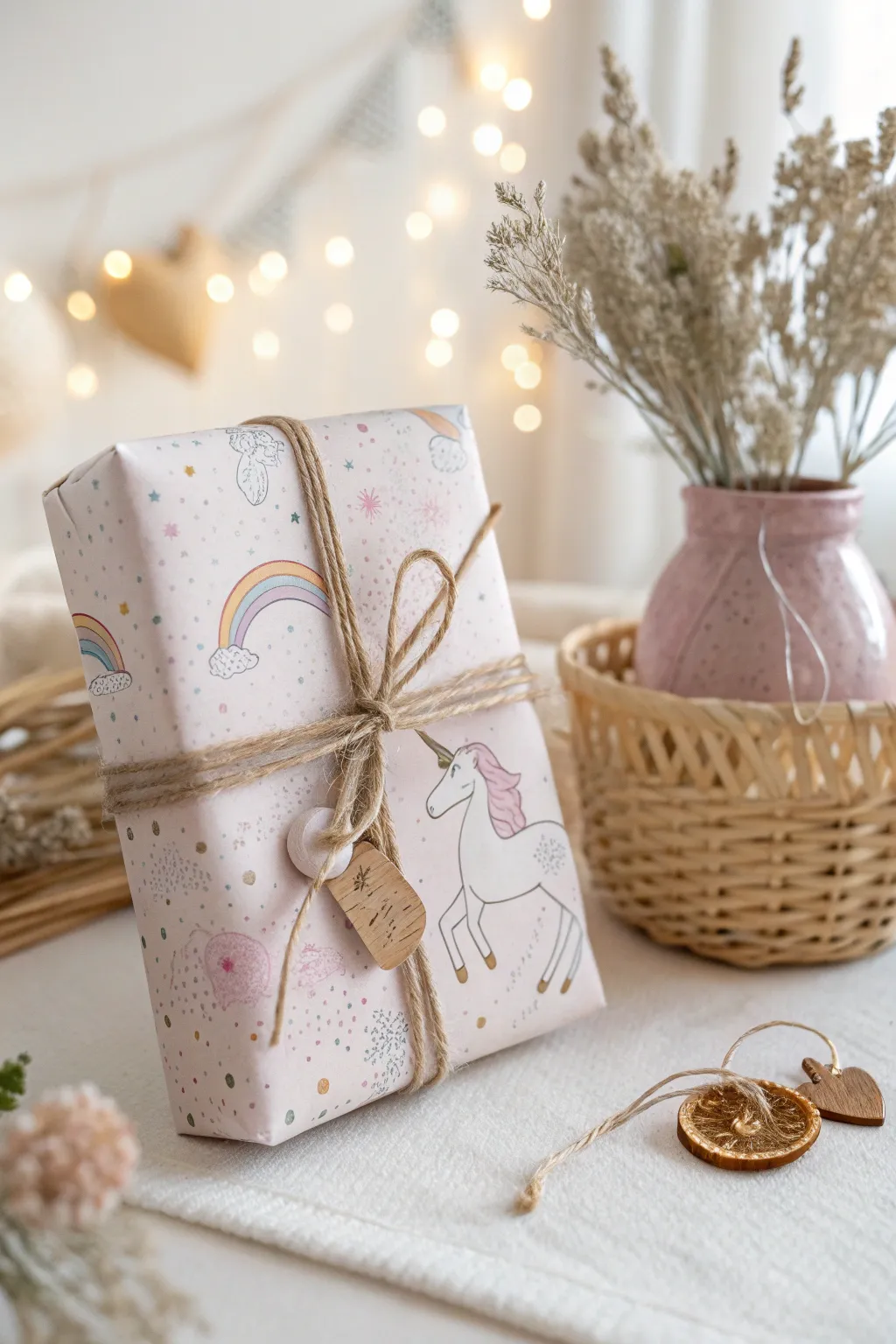 Enchant your little one's day with a magical touch—DIY unicorn gift wrap that captivates and delights!
