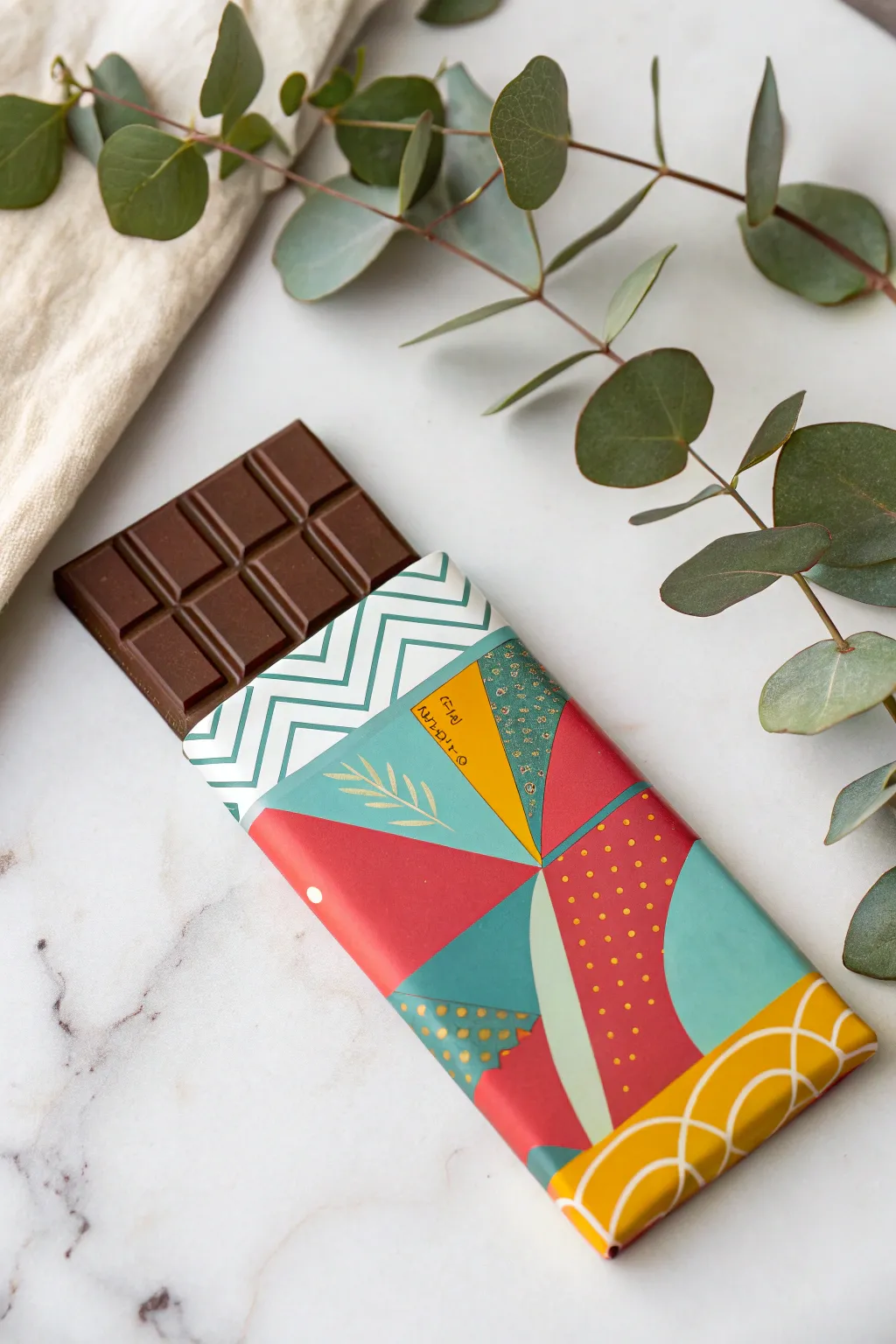 Wrap your chocolates in vibrant colors for a festive touch of joy.