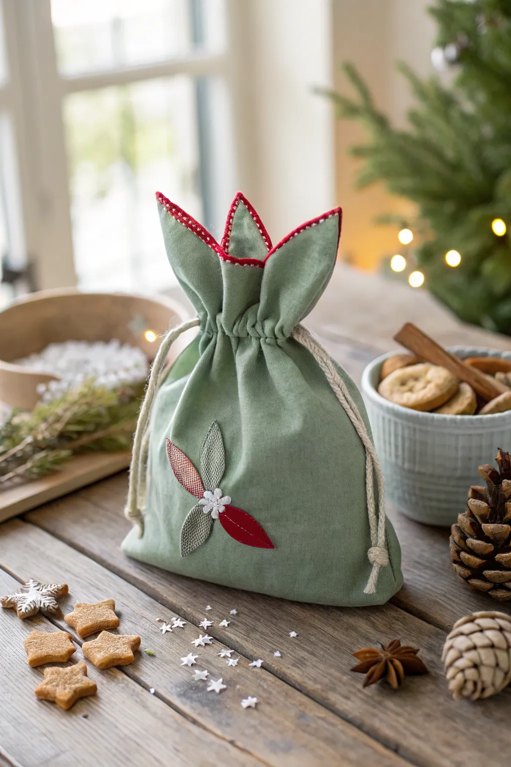 Bring a touch of whimsy to your holiday celebrations with these enchanting elf-themed treat bags, perfect for delighting little ones!