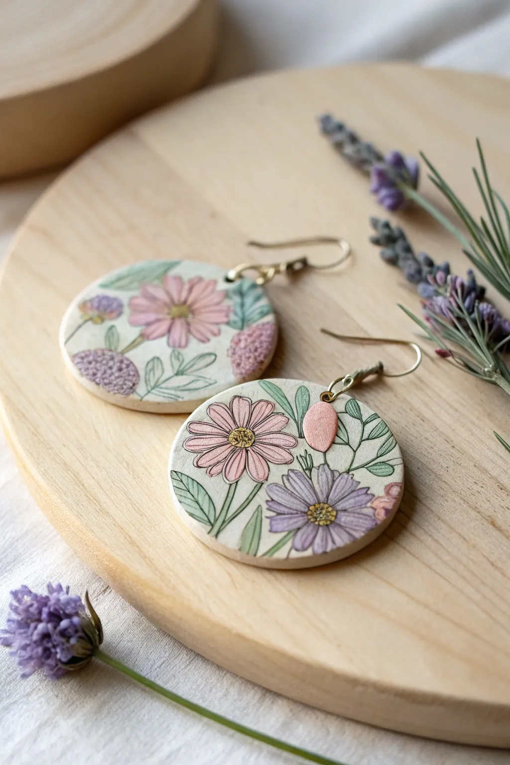 Embrace nature's beauty with handcrafted floral clay jewellery.