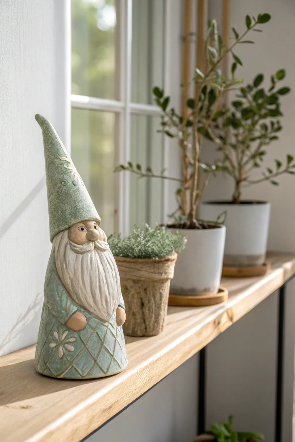 Bring a touch of whimsy indoors with handcrafted clay gnomes!