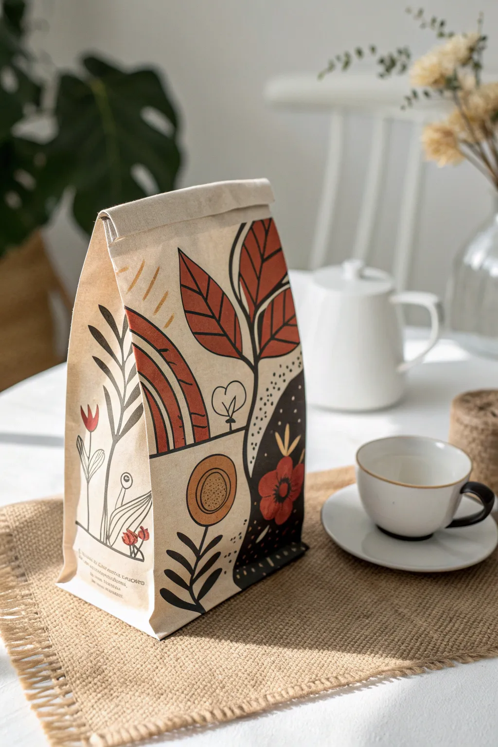 Start your day with artistry: coffee bags that turn mornings into an elegant gallery experience.