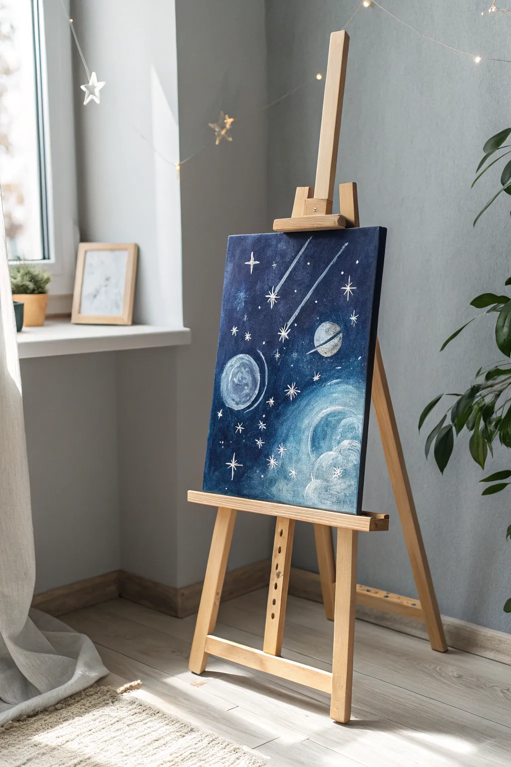 Create your own dreamy celestial sky with easy painting ideas that capture the essence of the universe.