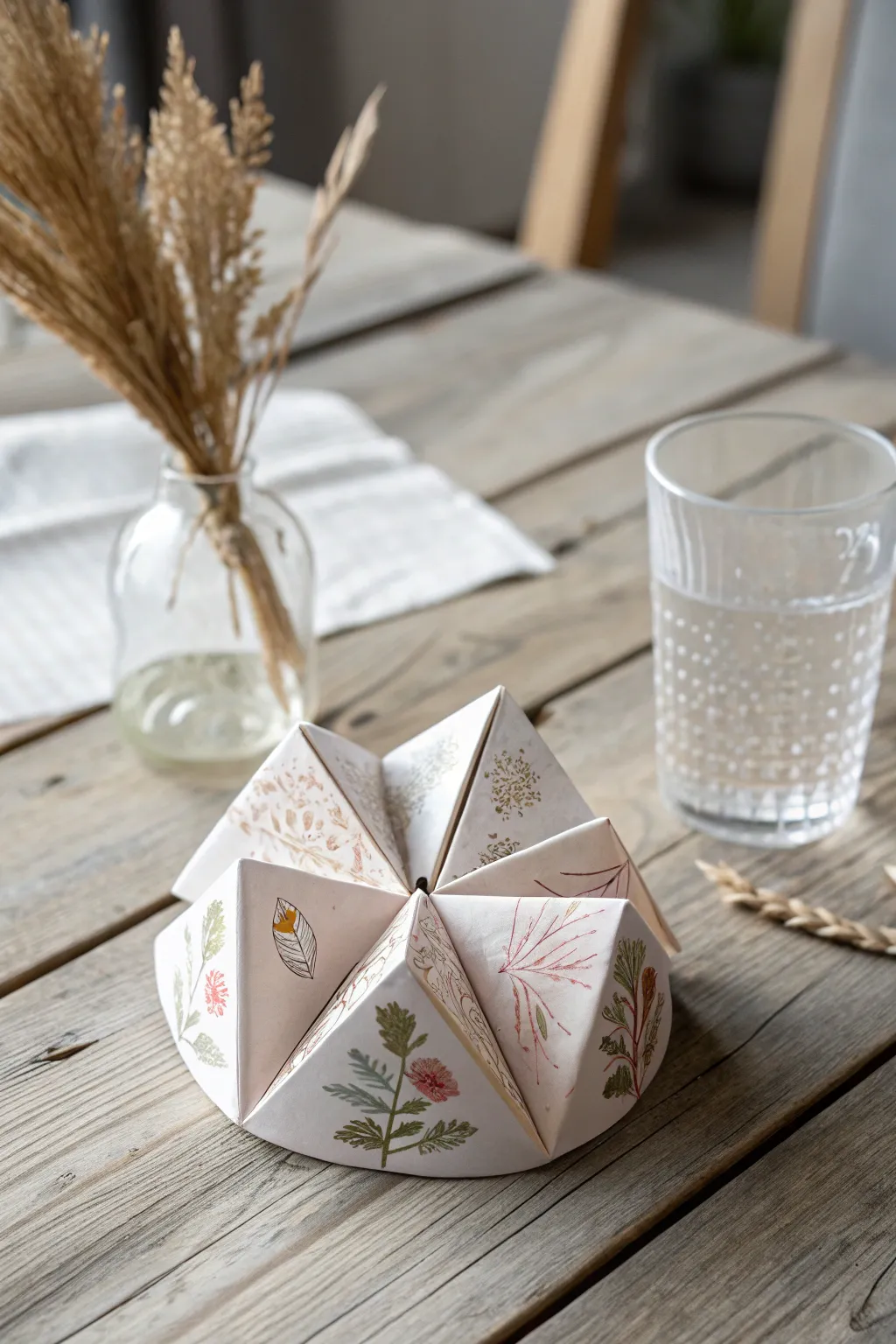 Elevate your gatherings with a beautifully crafted drinking game cootie catcher.