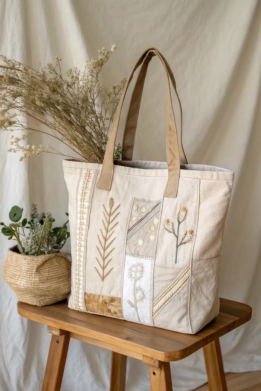 Breathe new life into old fabrics with sustainable style. 🌿✨ #UpcycledBeauty #ScandiBoho