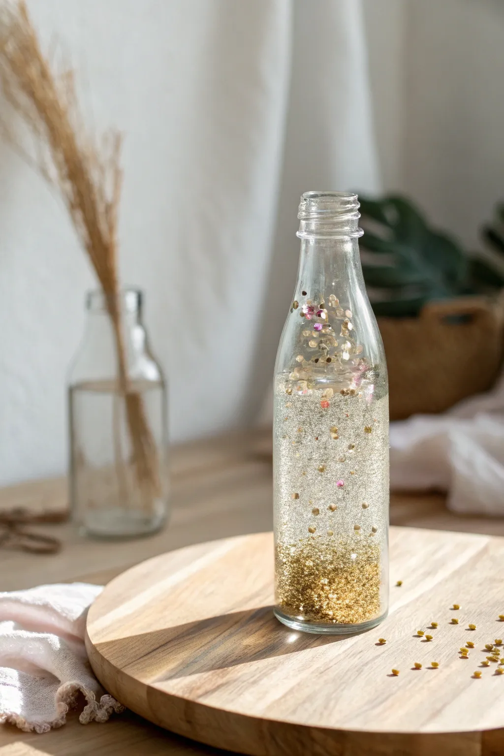Discover the calming magic of sensory bottles: a simple yet enchanting craft for little hands and curious minds.