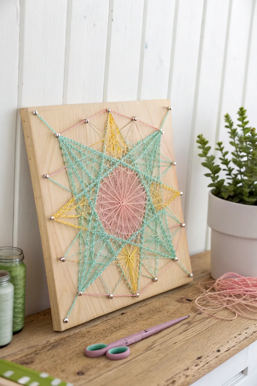 Rediscover the charm of string art and add a touch of handcrafted beauty to your space!