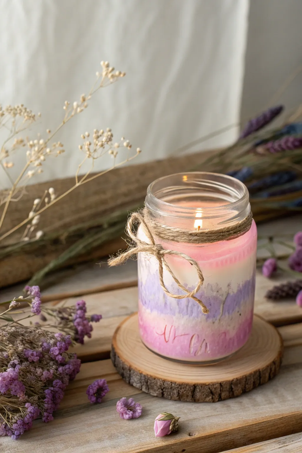 Illuminate your space with personalized charm: DIY candle holders that blend Scandinavian simplicity with boho warmth.