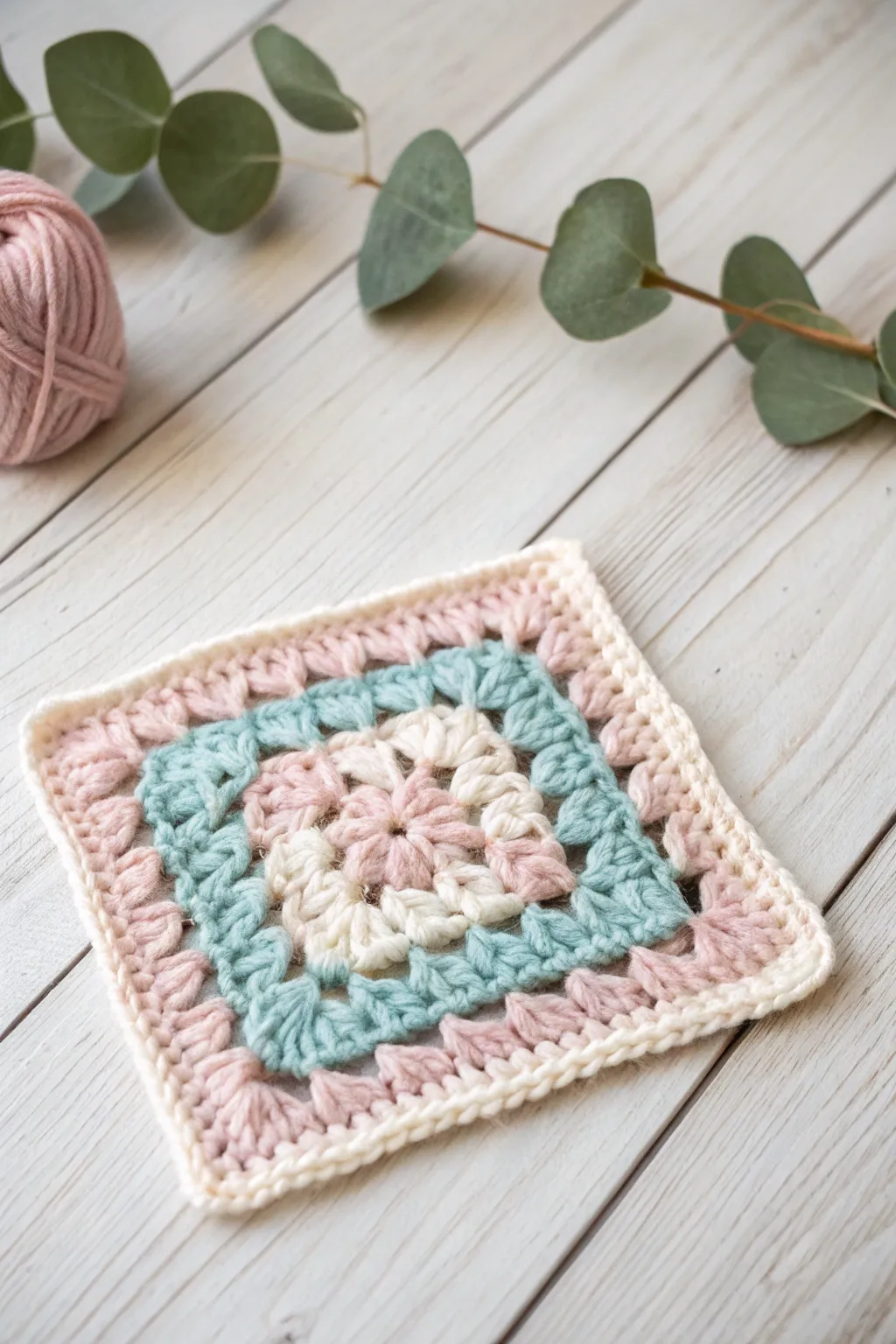 Embrace the charm of crochet with a timeless granny square baby blanket, where each square is a piece of magic in the making.