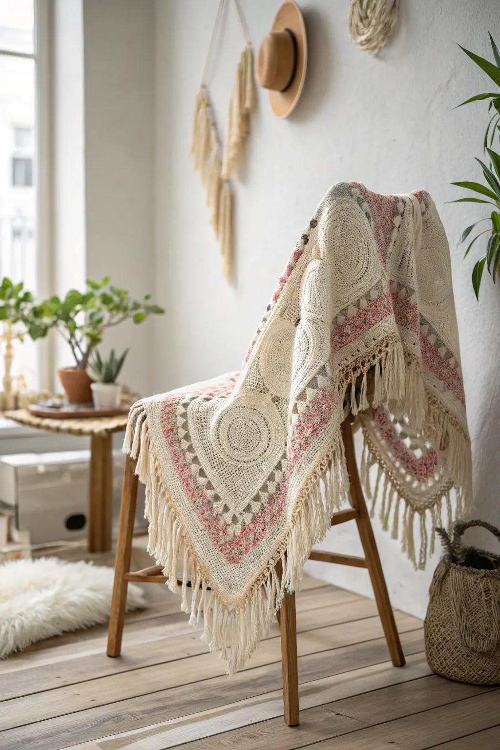 Wrap your mom in warmth and style with a handcrafted crochet shawl, the perfect blend of elegance and comfort.