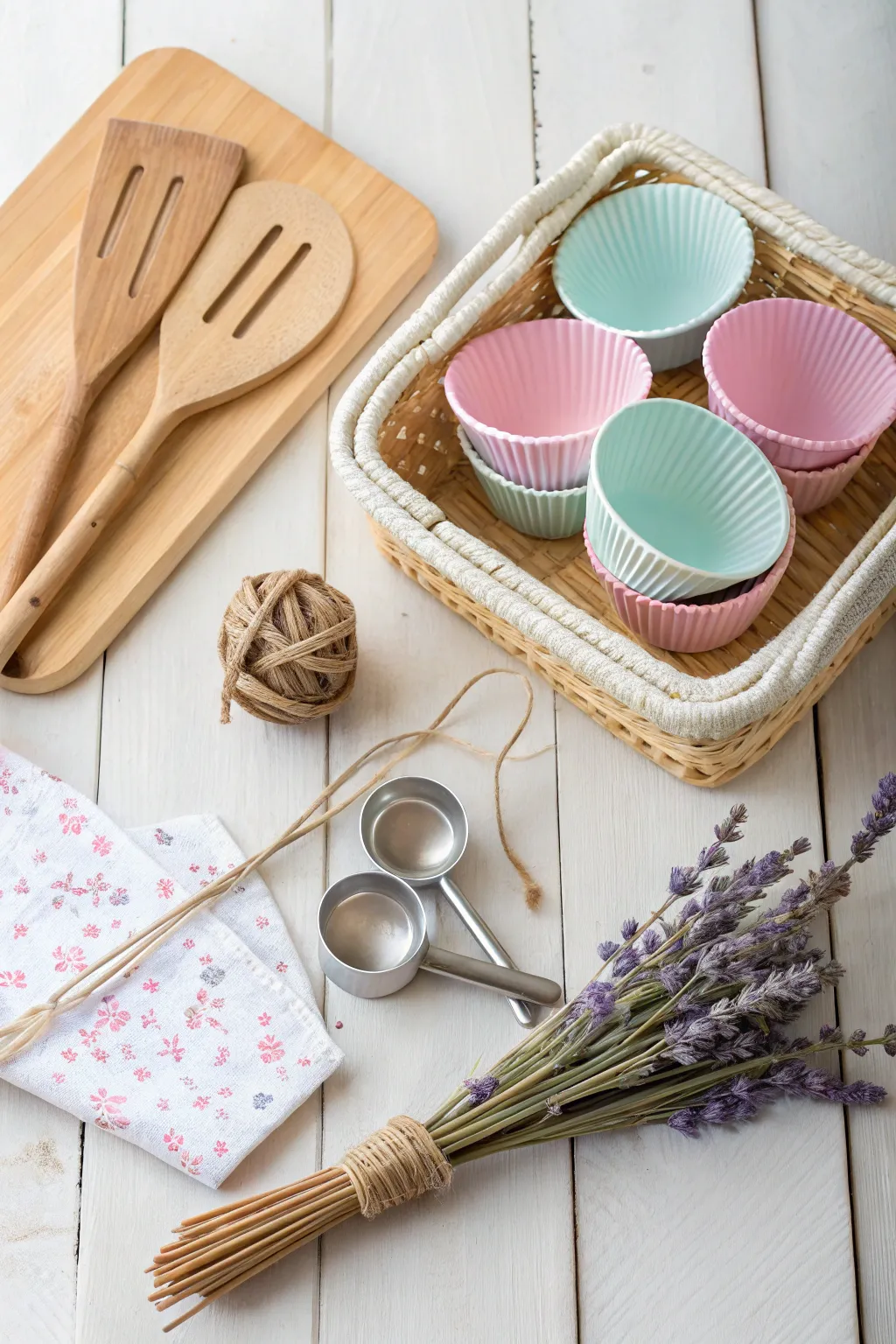 Craft Your Happiness: A Minimalist Cupcake Baking Kit for the Creative Baker.