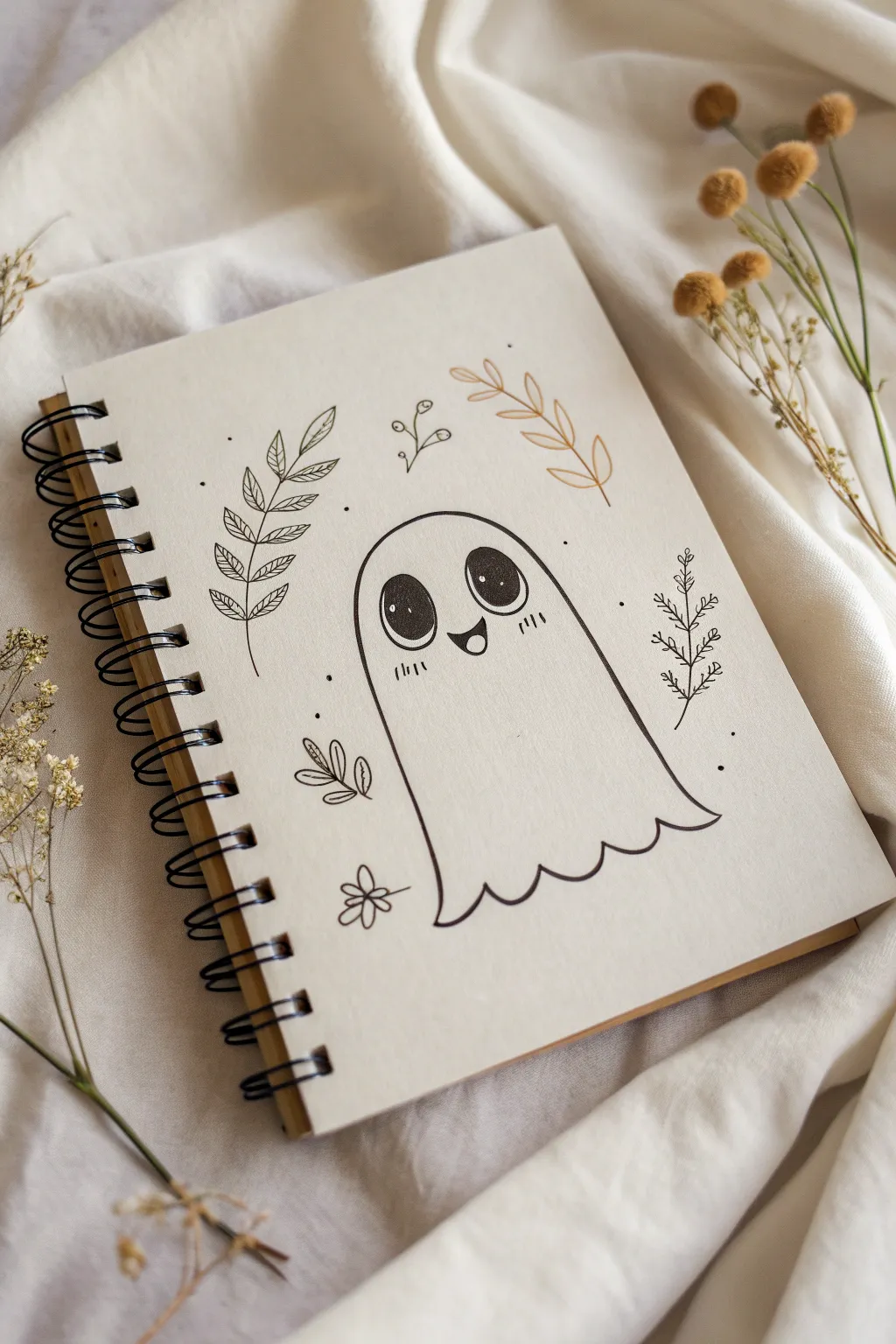 Embrace the charm of simplicity with this playful ghost doodle, perfect for adding a touch of fun to your Halloween decor.
