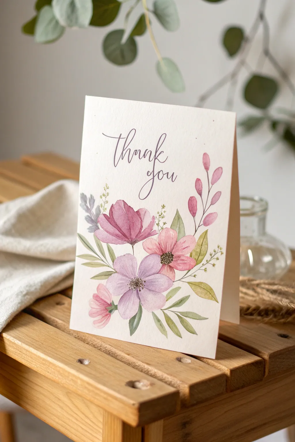 Express gratitude with the natural elegance of floral watercolor cards—where simplicity meets artful beauty.