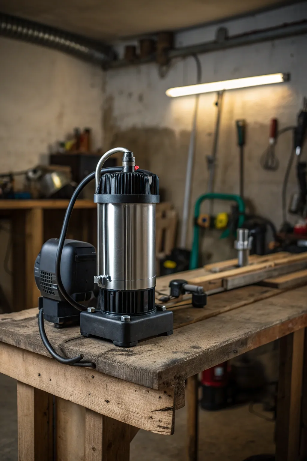 Effortlessly elevate your drainage game with this essential workshop companion.