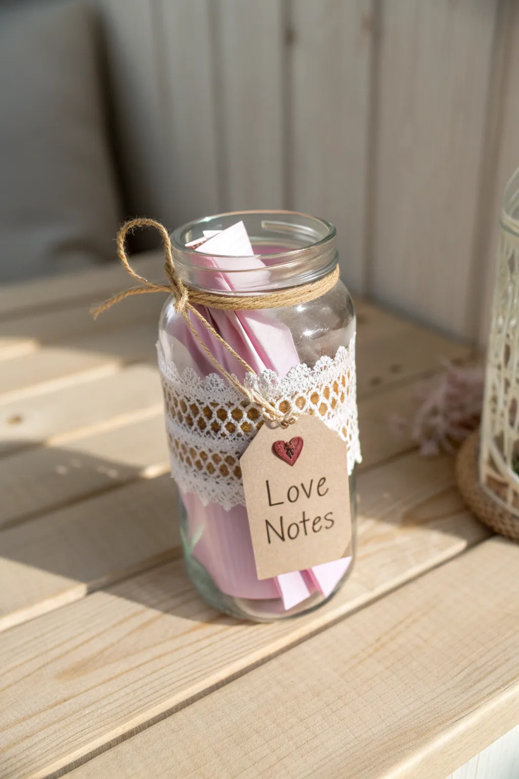Capture his heart with a jar of love notes, a simple yet heartfelt DIY gift.