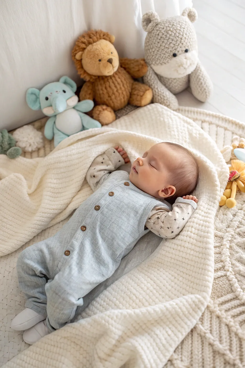 Cozy cuddles and sweet dreams with furry friends!